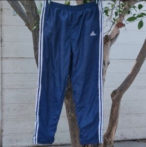 Adidas Vintage 1990s Team.Size M Mens, color blue Adidas Blue 3 stripe z…